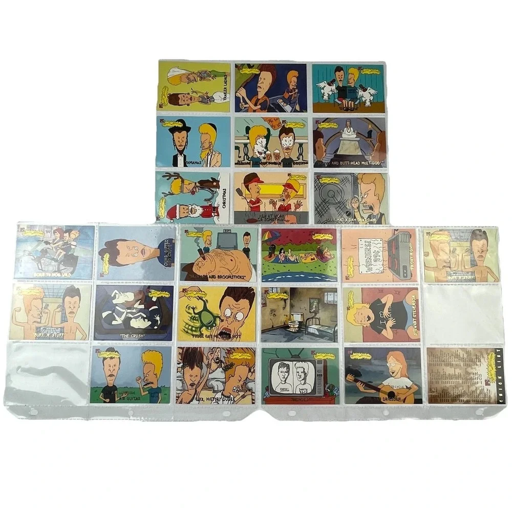 Beavis & Butthead 1994 MTV Lot Of 25 Fleer Ultra Trading Cards + Chick List Rare